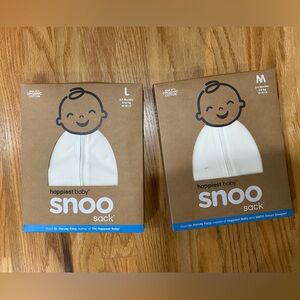 Large and medium snoo sacks Happiest baby